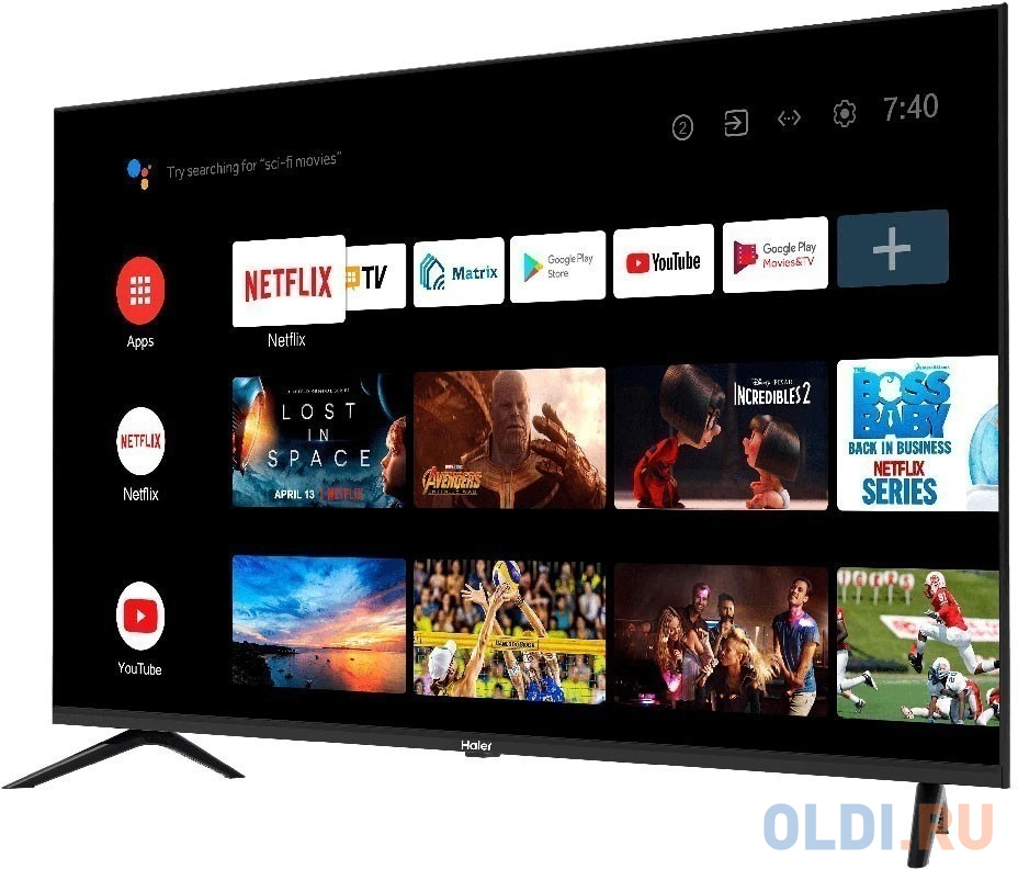 Телевизор Haier Smart TV S1 43" 4K Ultra HD