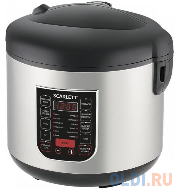 Мультиварка Scarlett SC-MC410S27 серебристый/черный