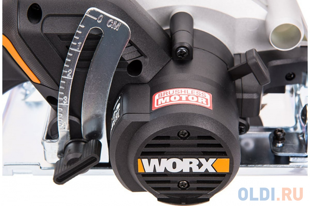 Циркулярная мини-пила аккумуляторная бесщеточная 120 мм 20В WORX worxsaw WX531.9, без АКБ и ЗУ