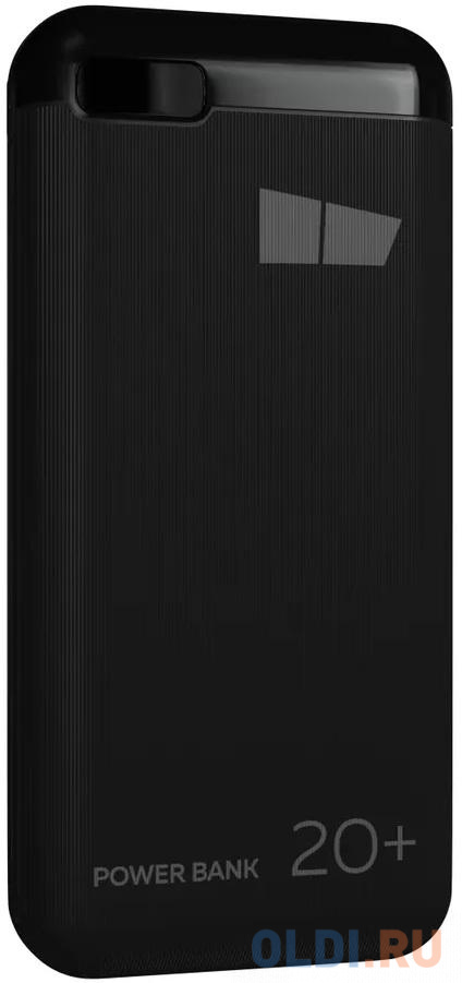 Внешний аккумулятор Power Bank 20000 мАч More choice PB32S-20B черный