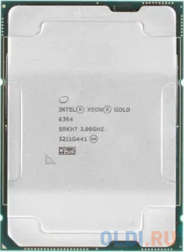 Xeon® Gold 6354 18 Cores, 36 Threads, 3.0/3.6GHz, 39M, DDR4-3200, 2S, 205W OEM