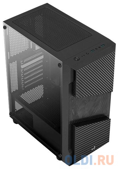 Корпус ATX Aerocool Menace Saturn FRGB V1 Без БП чёрный