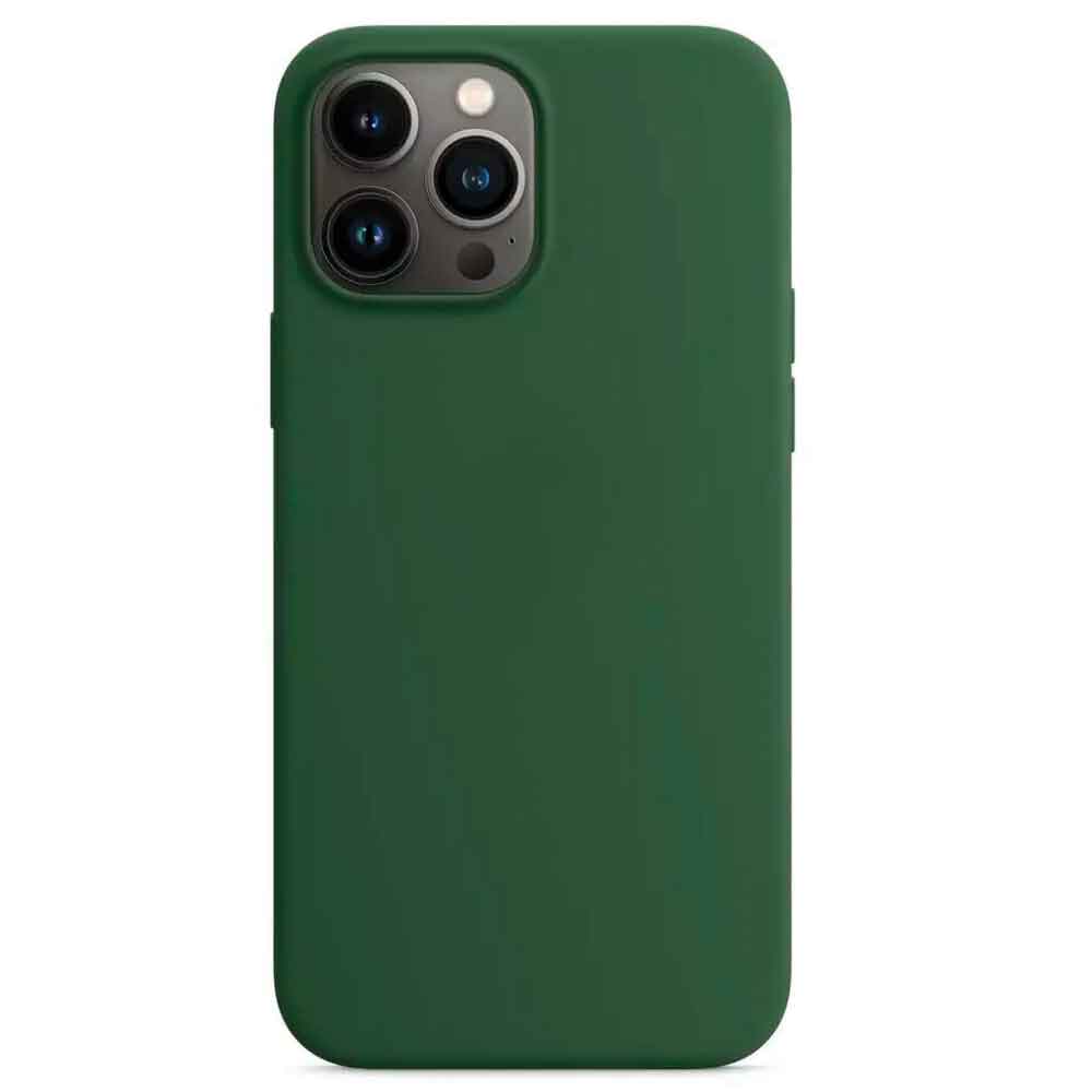 Чехол силиконовый Red Line для iPhone 14 Pro, для MagSafe с микрофиброй, Pine Green