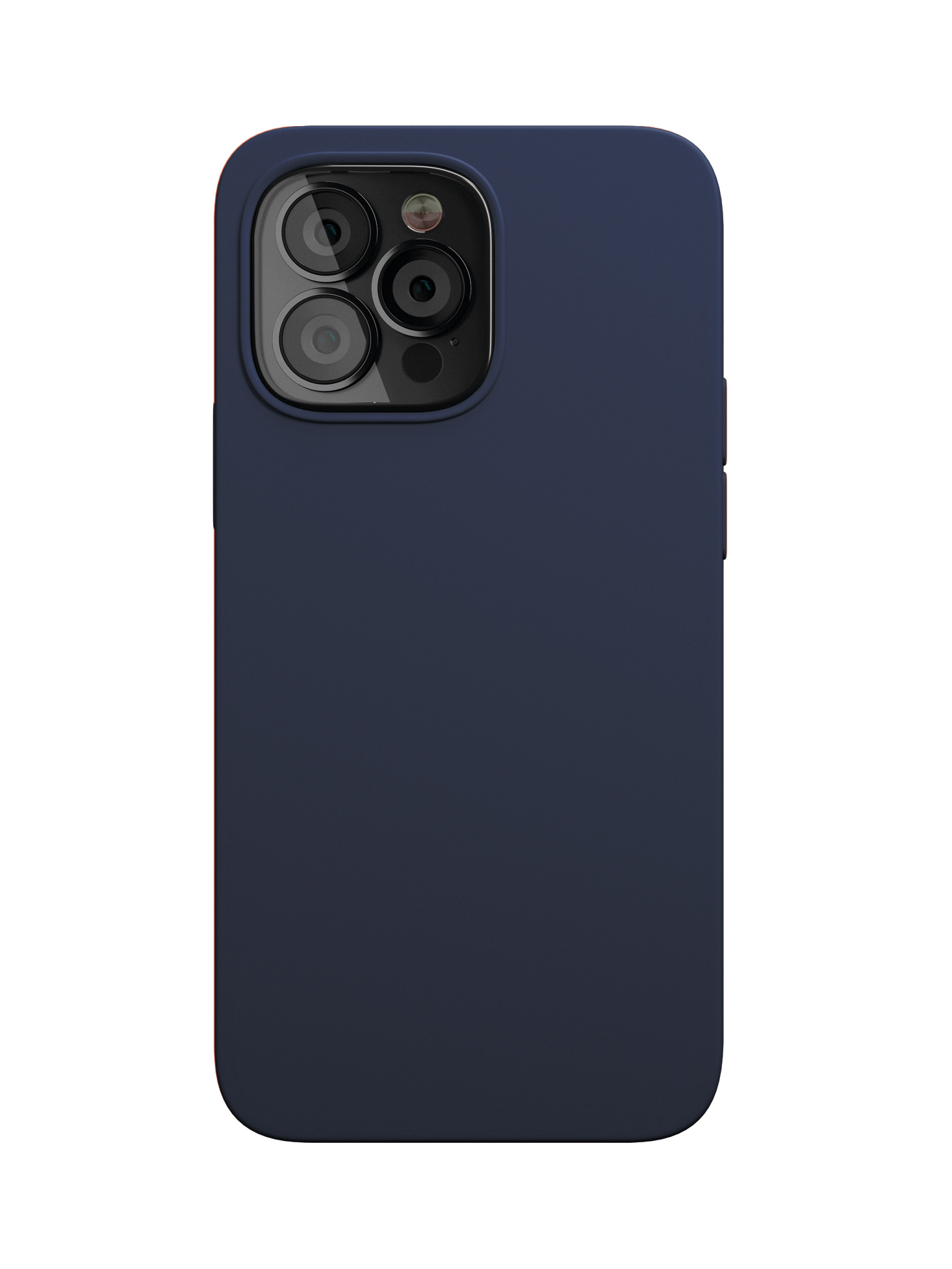 Чехол защитный VLP Silicone case для iPhone 13 Pro, темно-синий