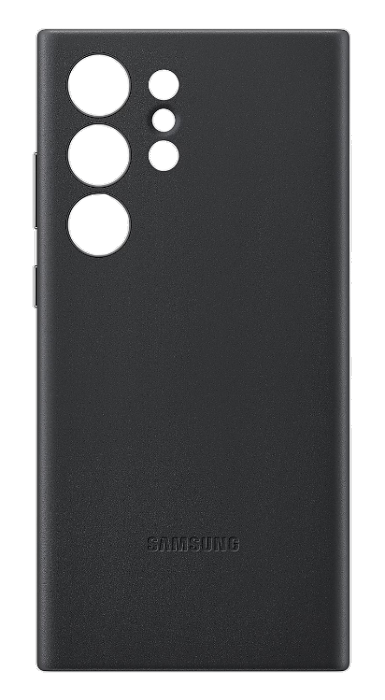 Чехол-накладка Samsung Galaxy S23 Ultra EF-VS918LBEGRU Leather Case чёрный