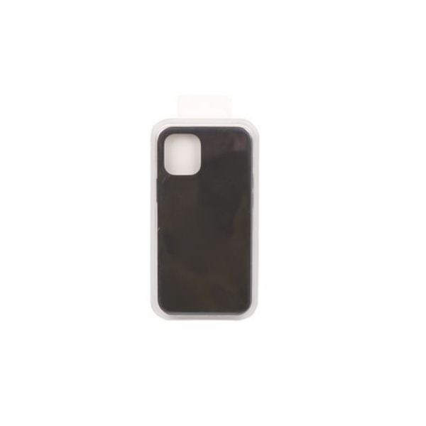 Чехол Innovation для APPLE iPhone 12 Silicone Soft Inside Black 18009