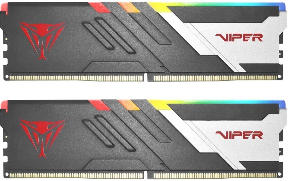Оперативная память Patriot Viper Venom RGB DDR 5 DIMM 32Gb (16Gbx2) 6600Mhz (PVVR532G660C34K)