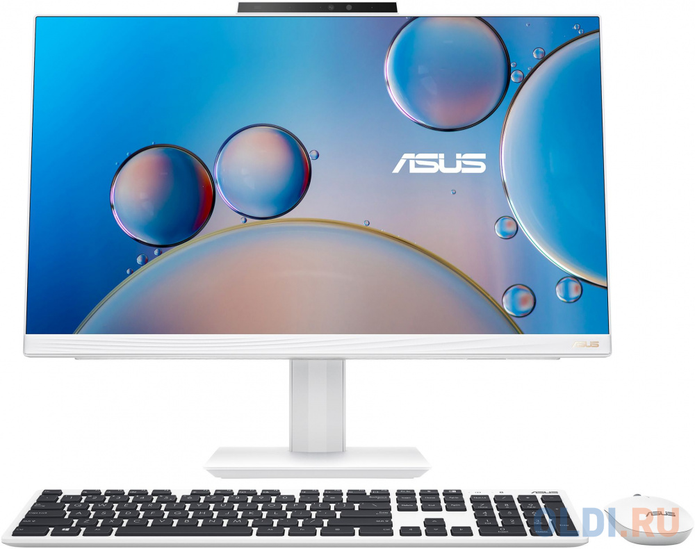 Моноблок Asus A5402WVAK-WA0320 23.8&quot; Full HD i5 1340P (1.9) 8Gb SSD512Gb Iris Xe CR noOS GbitEth WiFi BT 120W клавиатура мышь Cam белый 1920x1080