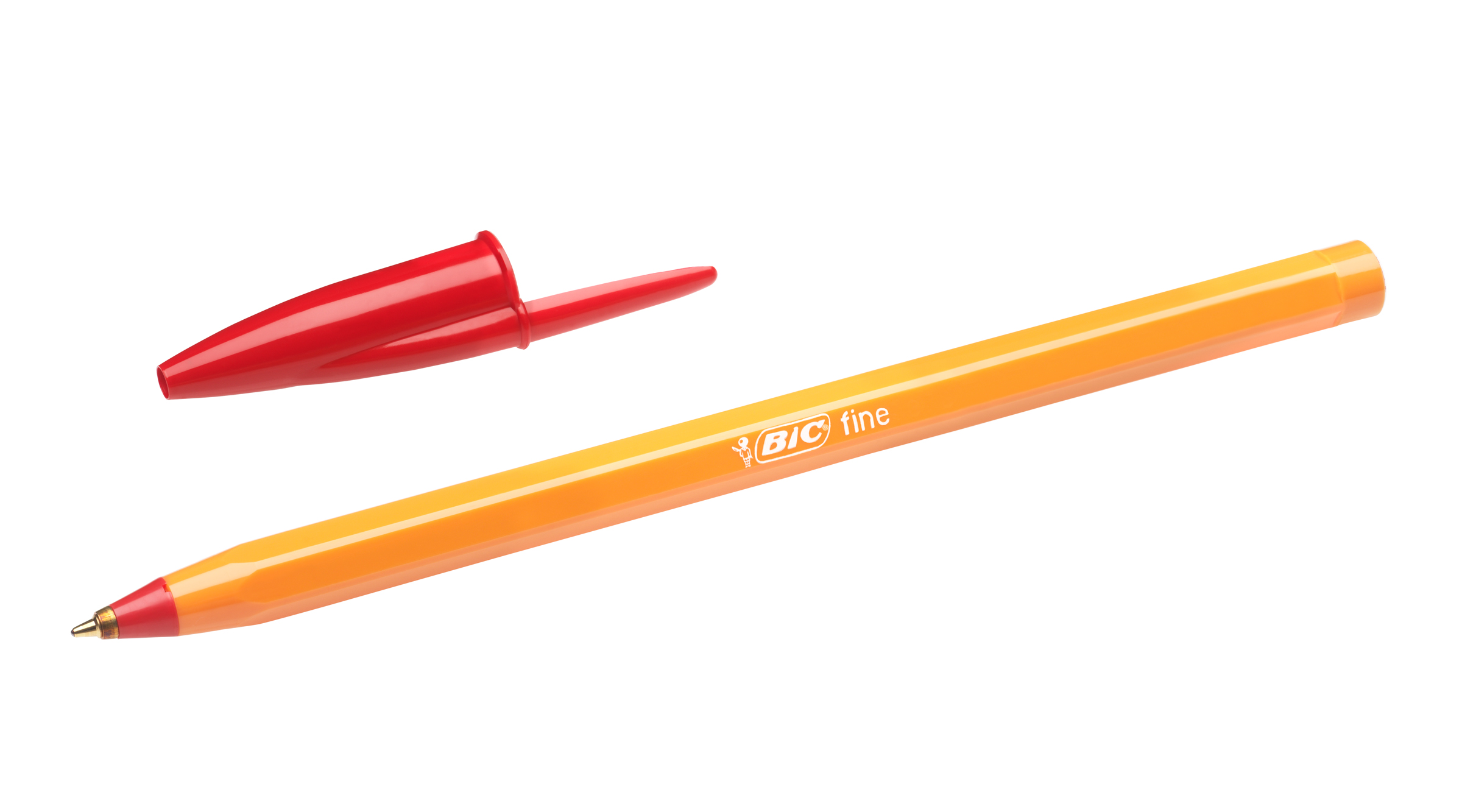 Ручка шариковая BIC ORANGE FINE 8099241, красный, пластик, колпачок, картонная коробка (8099241)