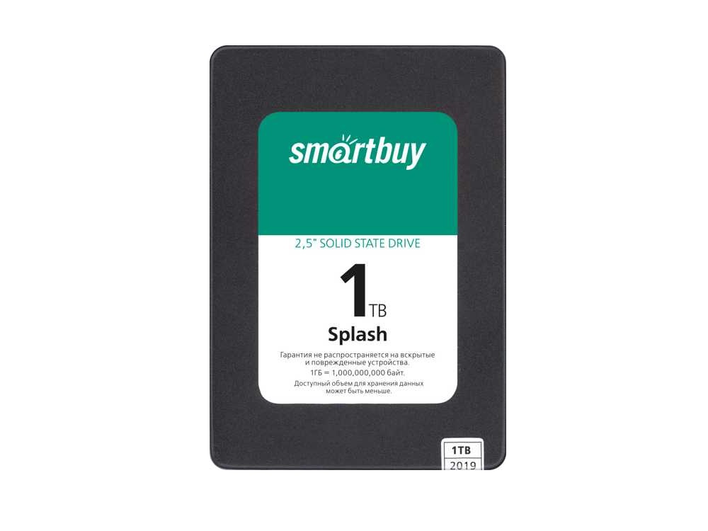 Накопитель SSD SmartBuy Splash 2019 1Tb (SBSSD-001TT-MX902-25S3)
