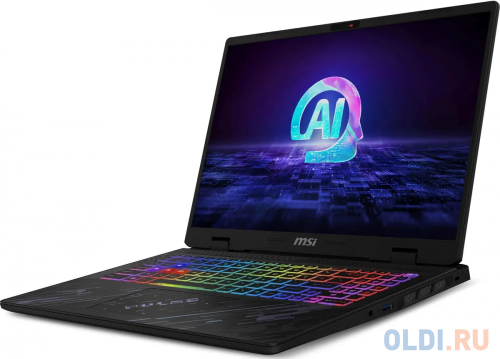 Ноутбук MSI Pulse 16 AI C1VGKG-018RU Core Ultra 7 155H 16Gb SSD1Tb NVIDIA GeForce RTX4070 8Gb 16" IPS QHD+ (2560x1600) Windows 11 black WiFi BT C