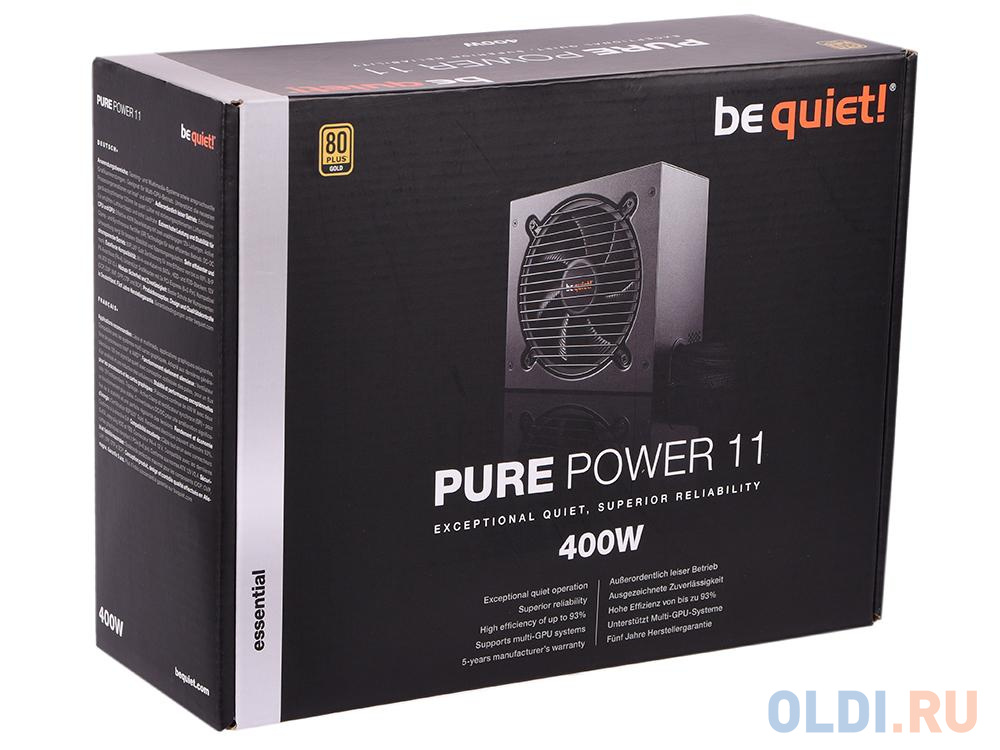 Блок питания Be quiet PURE POWER 11 400W 400 Вт