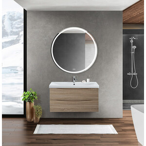 Тумба с раковиной BelBagno Marino-Cer 90х44 Rovere Bianco (MARINO-CER-900-2C-SO-WO-P, BB-0323-90-LVB) в Москвe