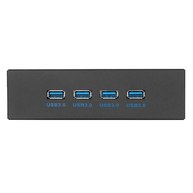 Контроллер Планка на переднюю панель Gembird 4xUSB-A 3.0 FP5.25-USB3-4A