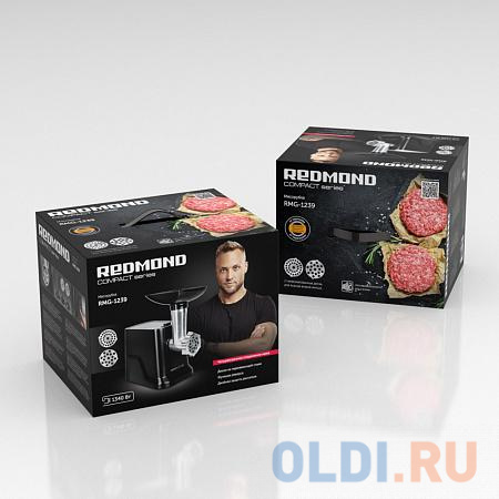 Мясорубка Redmond RMG-1239 черный в Москвe