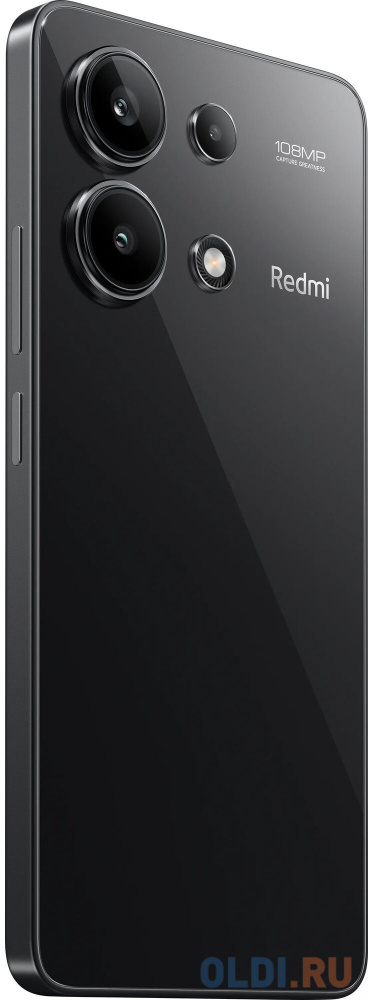 Redmi Note 13 Midnight Black (23124RA7EO), 16,9 cm (6.67") 20:9 2400 x 1080, 4 x 2.8 ГГц + 4 x 1.9 ГГц, 8 Core, 8 GB, 256 GB, 108 МП+ 8 МП + 2 МП в Москвe