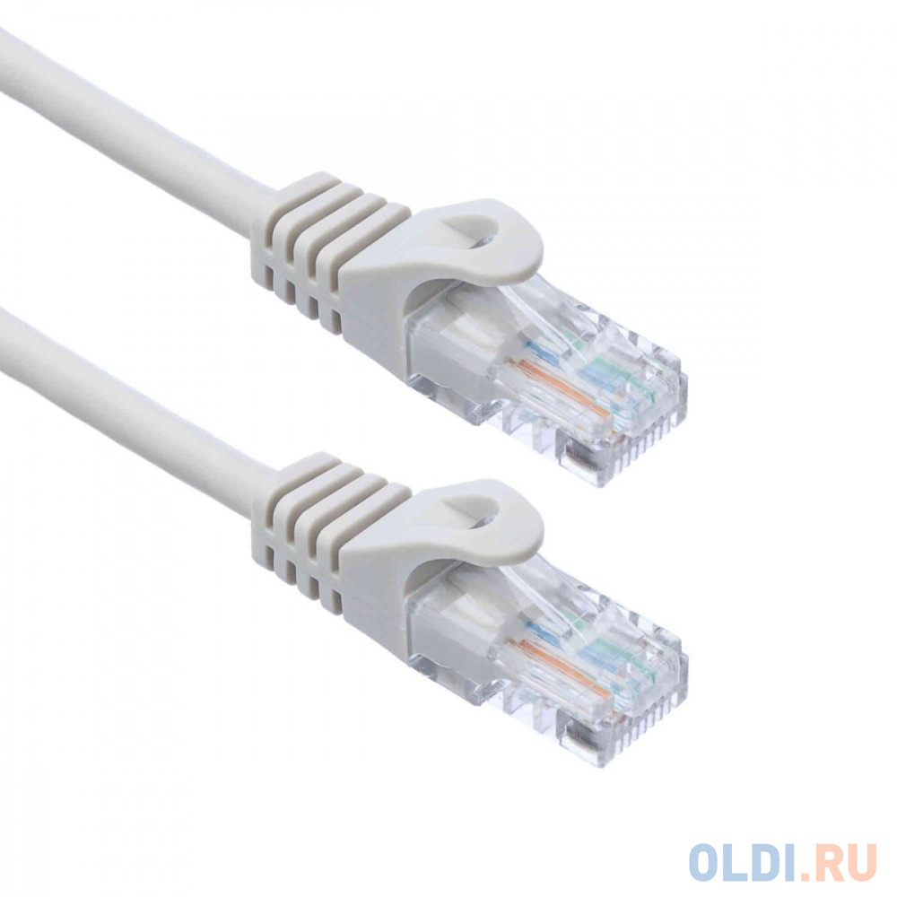 Патч-корд ACD-LPU5E-10M [ACD-LPU5E-10M] Cat5e UTP 24AWG 4Pair, 7/0.18мм CCA Серый, 10м, (741661) в Москвe