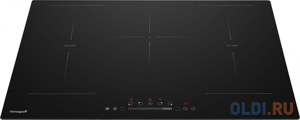 Индукционная варочная поверхность Weissgauff HI 750 BSC Dual Flex черный