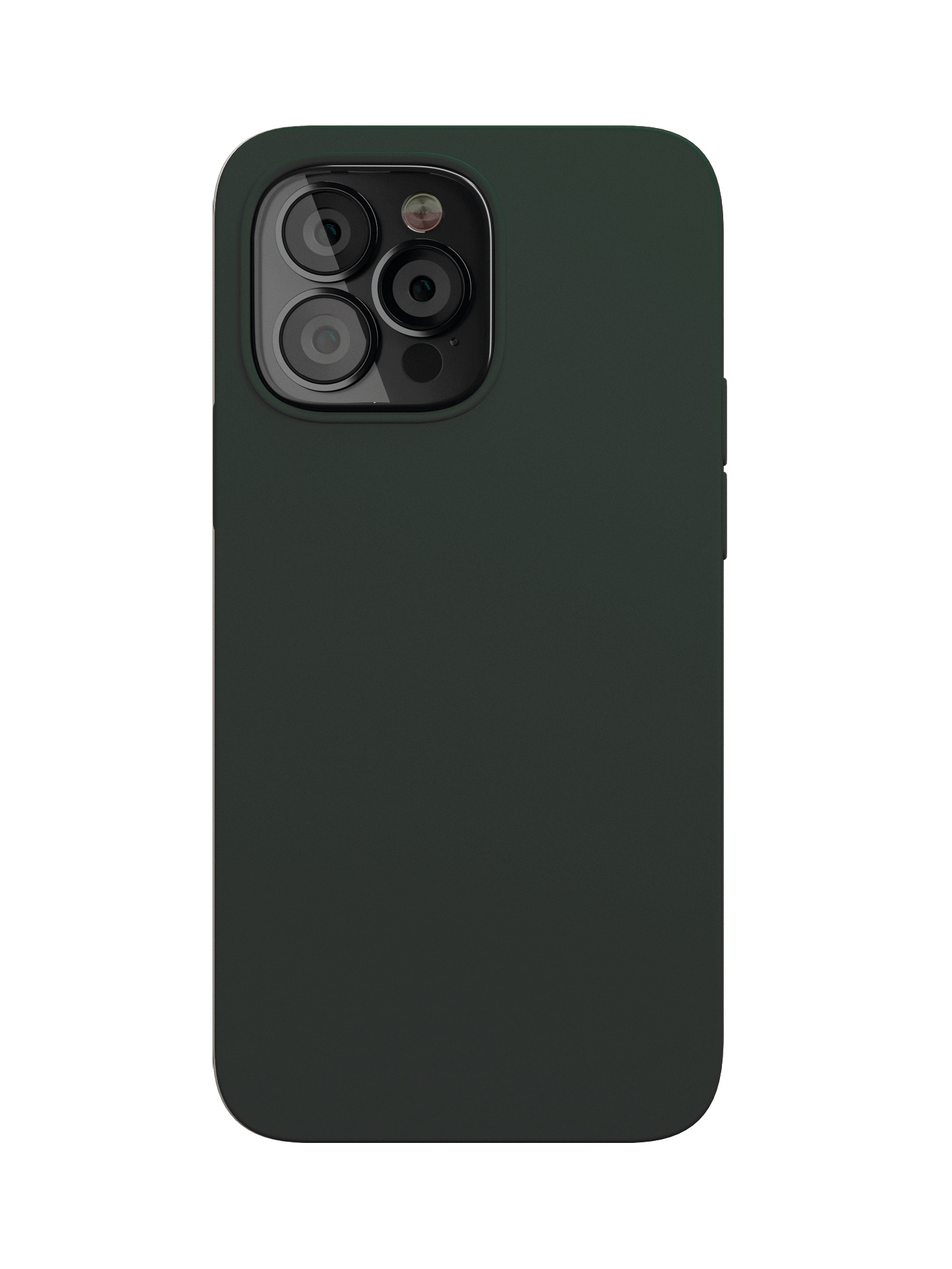 Чехол защитный VLP Silicone case with MagSafe для iPhone 13 Pro, темно-зеленый