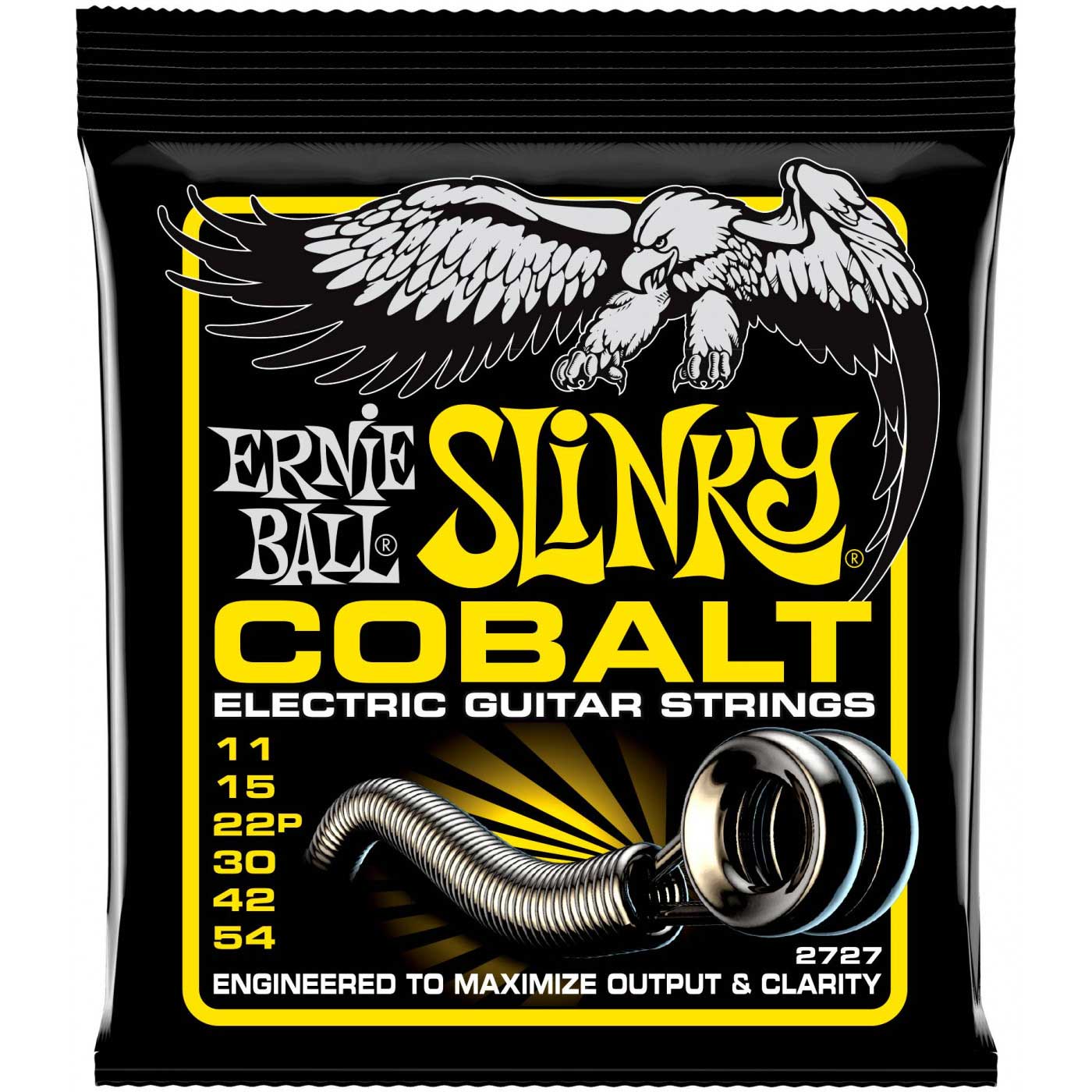 Струны для электрогитары ERNIE BALL 2727 Cobalt Slinky Beefy 11-54