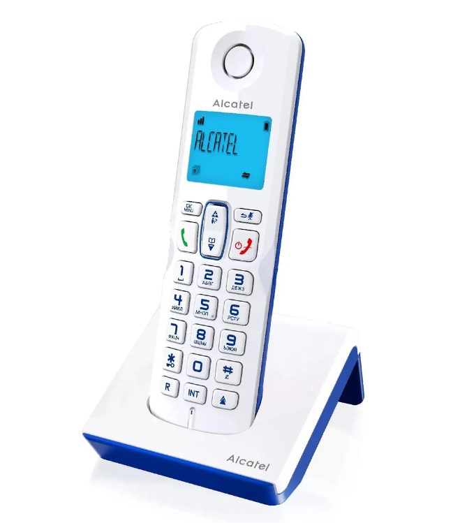Радиотелефон Alcatel S230 White