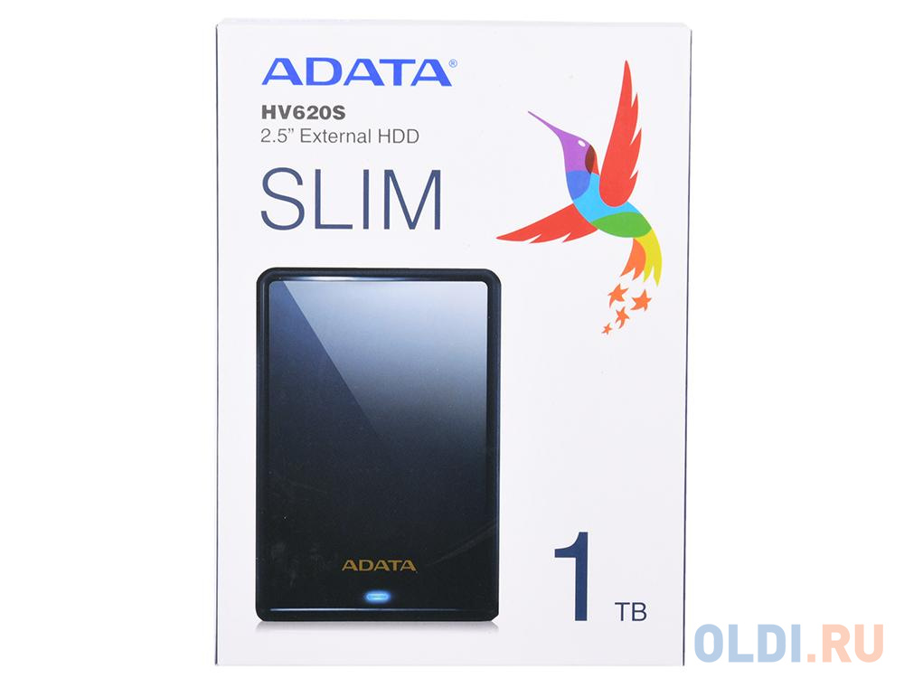 Внешний жесткий диск 1Tb A-DATA HV620S синий AHV620S-1TU31-CBL (2.5" USB 3.0) в Москвe