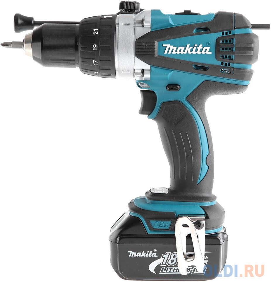 Аккумуляторная дрель-шуруповерт Makita DHP458RFE