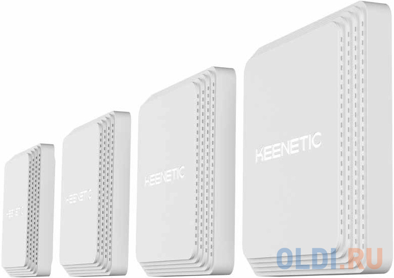 Wi-Fi система Keenetic Voyager Pro 4-Pack 802.11ax 1775Mbps 2.4 ГГц 5 ГГц 2xLAN белый KN-3510