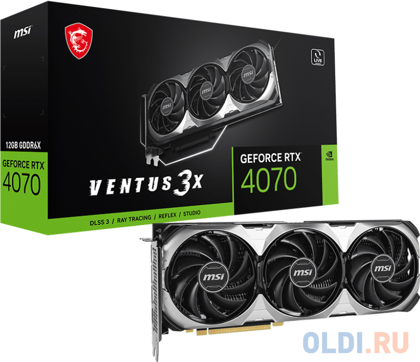 Видеокарта/ GeForce RTX 4070 VENTUS 3X E 12G в Москвe