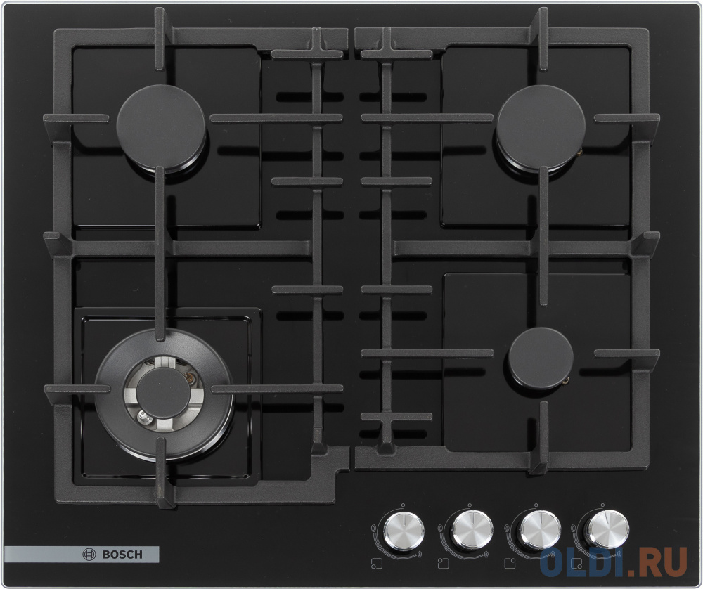 Газовая варочная поверхность Bosch PNH6B6O92R черный