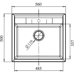 Кухонная мойка и смеситель GranFest Quadro GF-Q-561, Lemark Comfort LM3070C черный