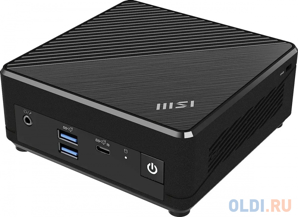 Неттоп MSI Cubi N ADL-016BRU slim N-series N200 (1) UHDG noOS 2xGbitEth WiFi BT 65W черный (936-B0A911-091)