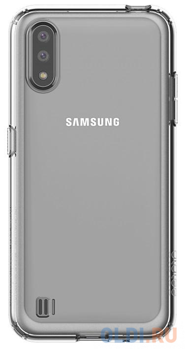 Чехол (клип-кейс) Samsung для Samsung Galaxy A01 araree A cover прозрачный (GP-FPA015KDATR)