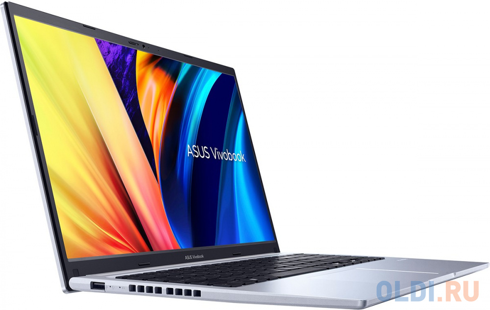 Ноутбук Asus VivoBook X1502ZA-BQ1953 Core i5 12500H 8Gb SSD512Gb Intel Iris Xe graphics 15.6" IPS FHD (1920x1080) noOS silver WiFi BT Cam (90NB0V