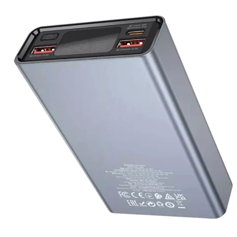 Внешний аккумулятор Borofone Power Bank BJ40 Happy 15000mAh Grey 6941991107665 в Москвe