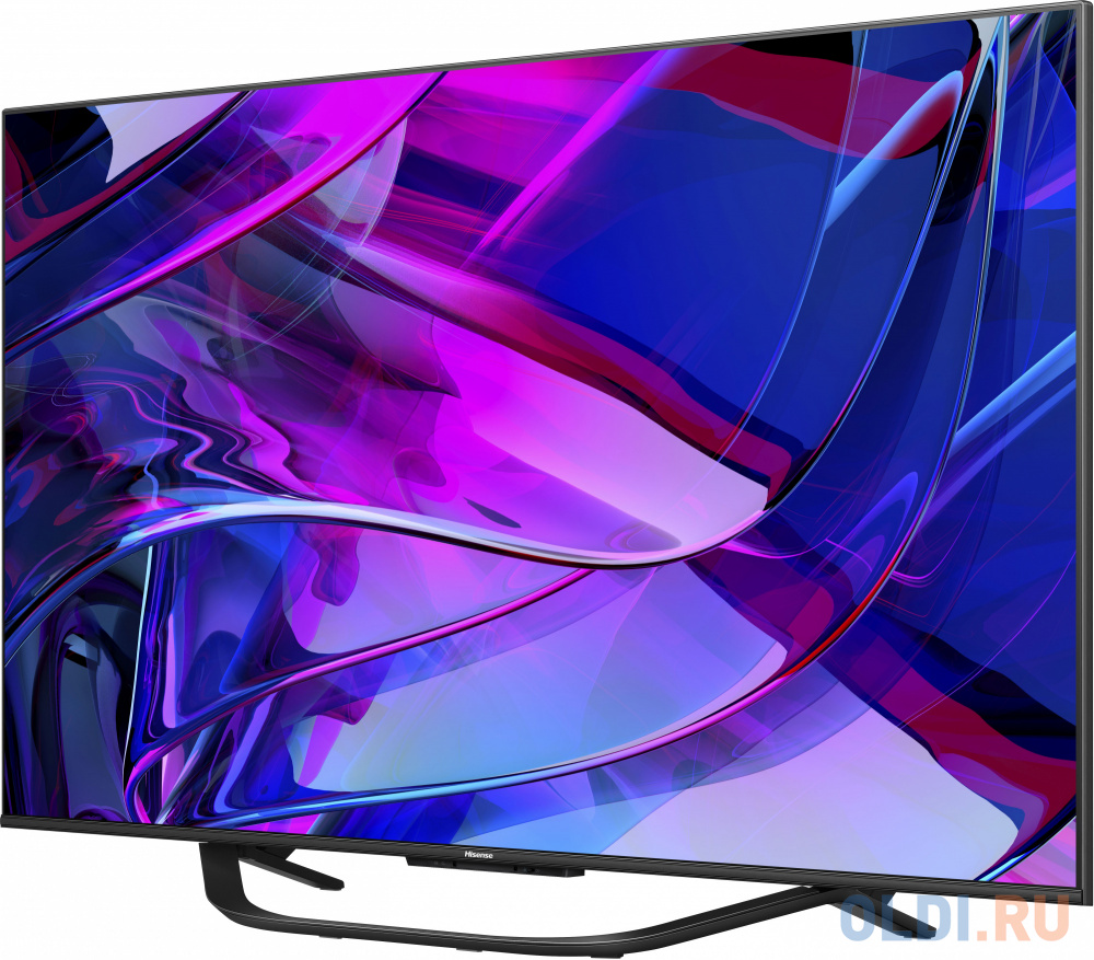 Телевизор LED Hisense 55" 55U7KQ черный 4K Ultra HD 120Hz DVB-T DVB-T2 DVB-C DVB-S DVB-S2 USB WiFi Smart TV в Москвe