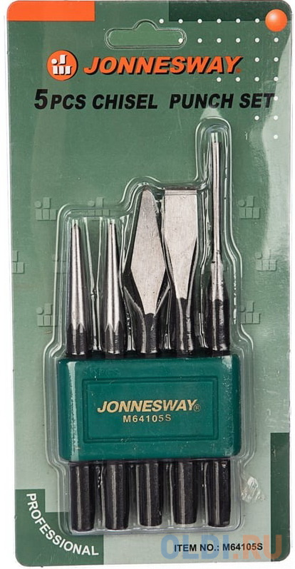 JONNESWAY M64105S [47113] Набор ударно-режущего инструмента, 5 предметов