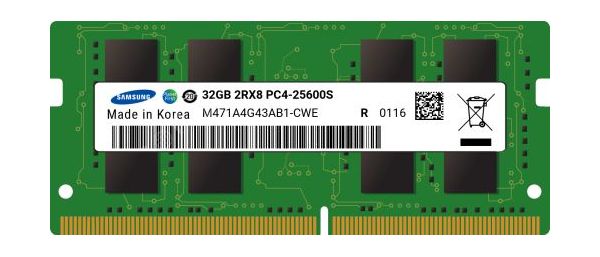 Память оперативная DDR4 Samsung 32Gb 3200MHz (M471A4G43AB1-CWE)