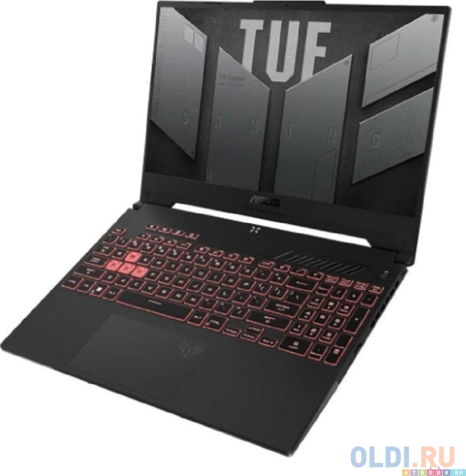 Ноутбук Asus TUF Gaming F15 FX507ZC4-HN078 Core i7 12700H 16Gb SSD512Gb NVIDIA GeForce RTX 3050 4Gb 15.6" IPS FHD (1920x1080) noOS grey WiFi BT C в Москвe