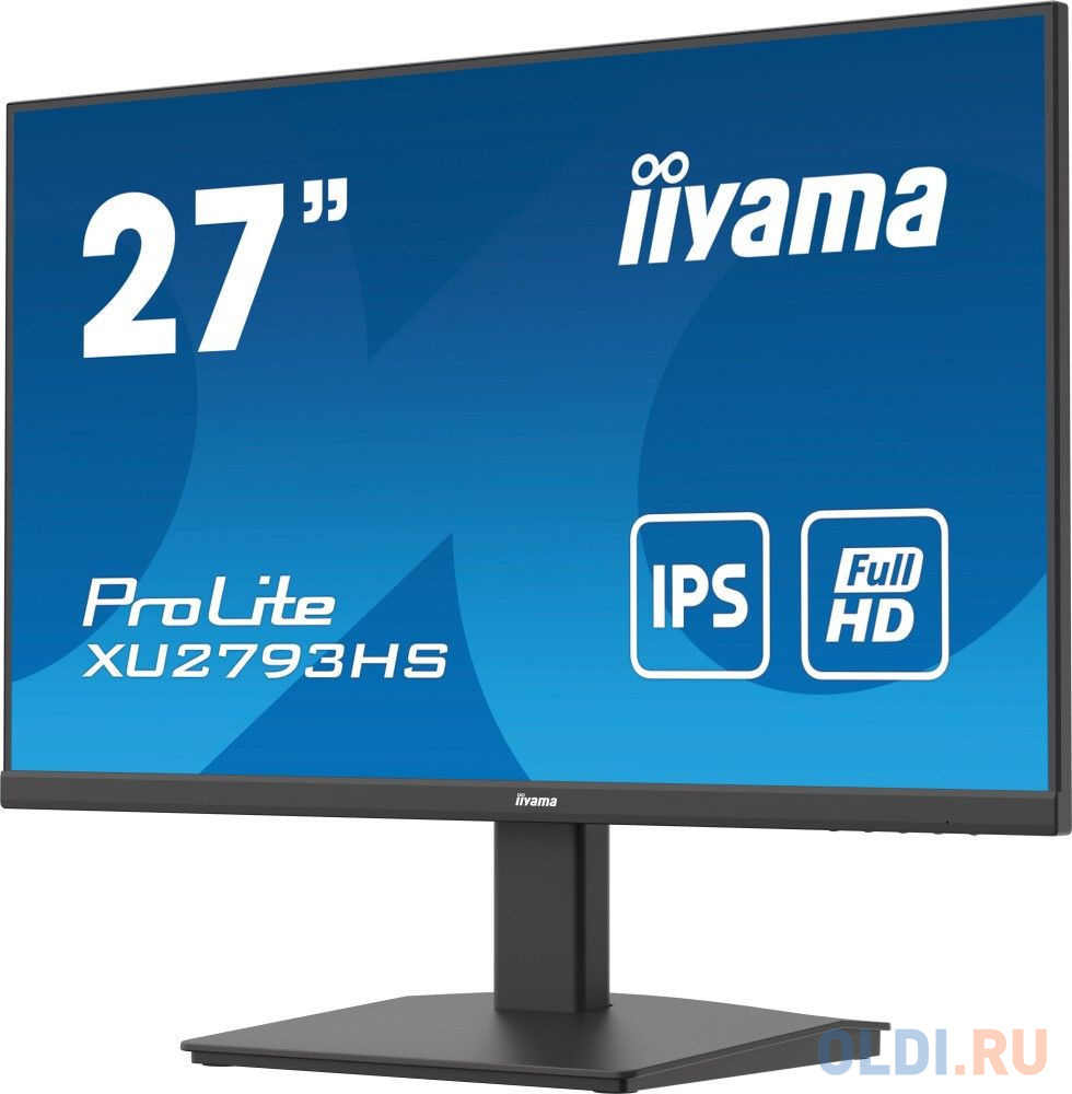 LCD IIYAMA 27" XU2793HS-B6 {IPS 1920x1080 100hz 1ms 178/178 250cd 8bit HDMI2.0 DisplayPort1.2 2x2W VESA} в Москвe