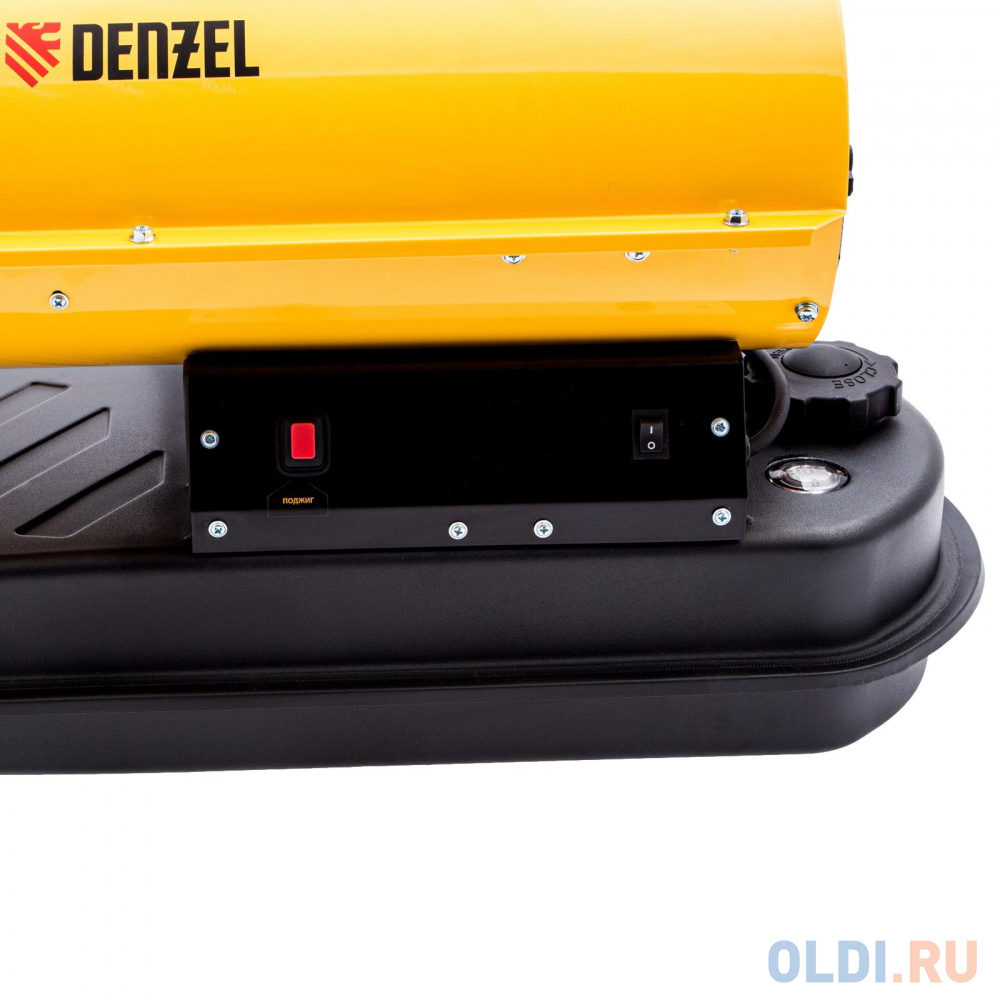 Тепловая пушка Denzel DHG-20 20000 Вт желтый