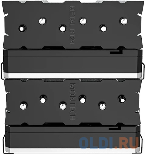 Устройство охлаждения(кулер) MONTECH Metal DT24 Base Soc-AM5/AM4/1151/1200/1700 4-pin Al+Cu 270W 1530gr Ret