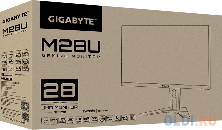 Монитор 28" GigaByte M28U