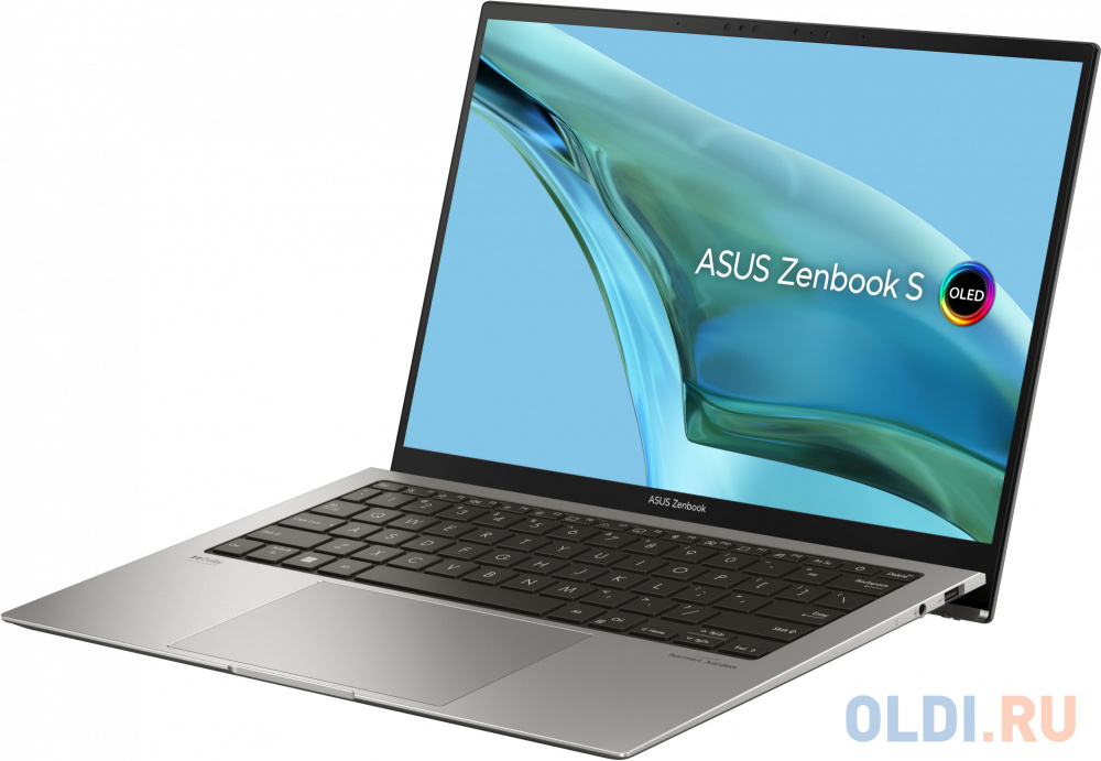 Ноутбук Asus Zenbook S UX5304VA-NQ356W Core i5 1335U 16Gb SSD512Gb Intel Iris Xe graphics 13.3" OLED 2.8K (2880x1800) Windows 11 Home grey WiFi B