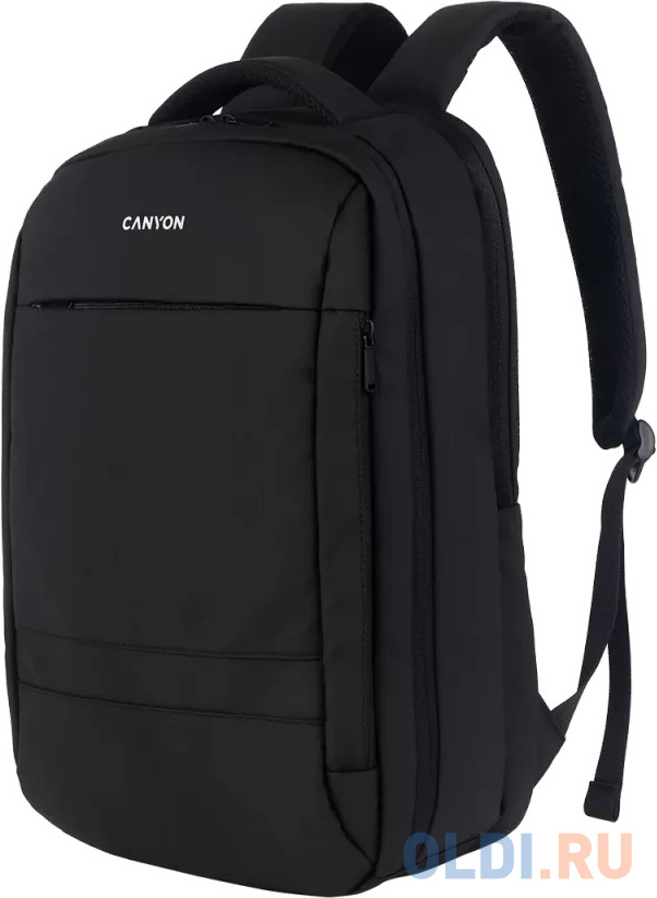 CANYON BPL-5, Laptop backpack for 15.6 inch, Product spec/size(mm): 440MM x300MM x 170MM, Black, EXTERIOR materials:100% Polyester, Inner materials:10