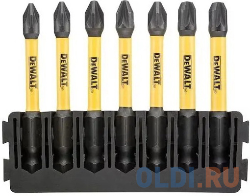 Набор бит 7шт . 57  ММ POZI MIX BAR FLEXTORQ  DT70822-QZ DT70822-QZ DeWalt в Москвe