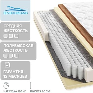 Матрас Seven dreams twin coco foam lux 80x200