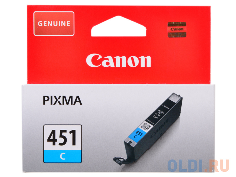 Картридж Canon CLI-451C для iP7240 MG5440 голубой