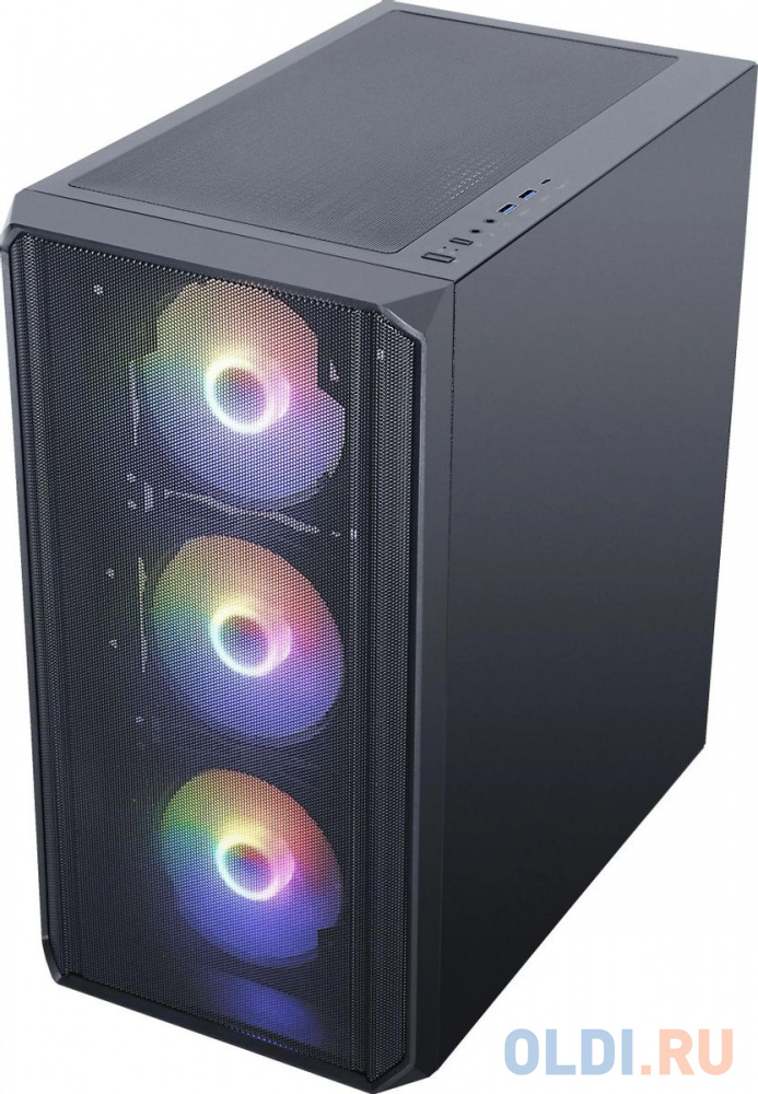 Корпус Accord AM08 черный без БП ATX 2xUSB3.0 1xUSB3.1 audio bott PSU в Москвe