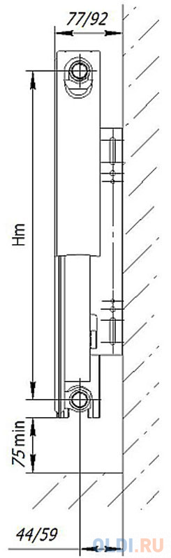 Радиатор AXIS 11 500x1100 Ventil